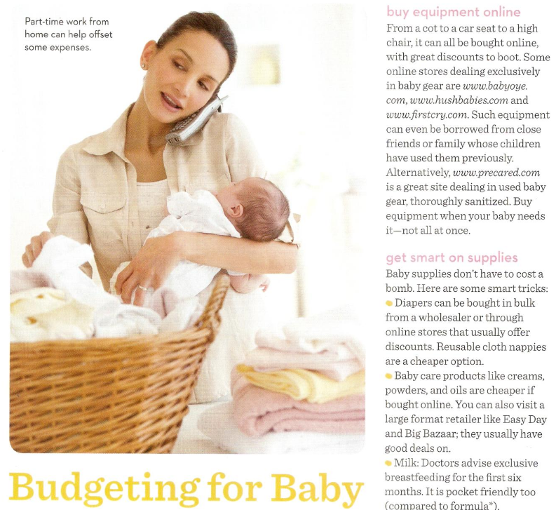 Budgeting for baby